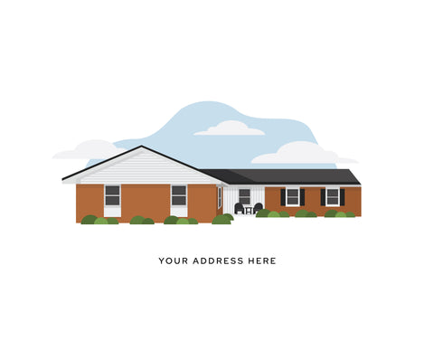 Custom Home Illustration