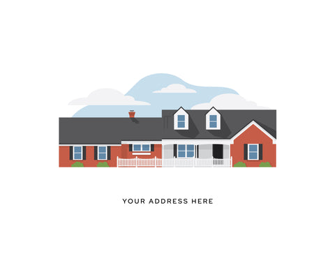 Custom Home Illustration