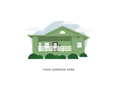 Custom Home Illustration