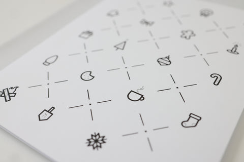 Holiday Coloring Cards - 4pk